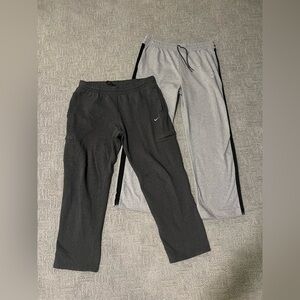 Nike Kids Black and Gray Sweatpants Set